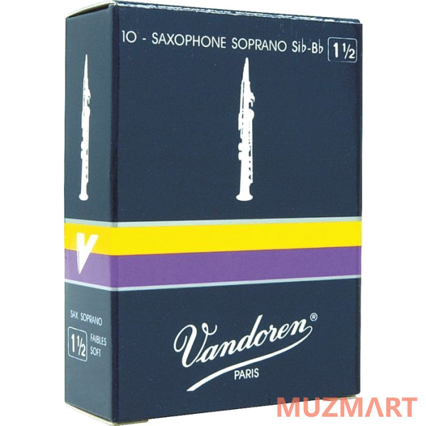Vandoren Traditional 2.0 10-pack (SR202) Трости для сопрано-саксофона