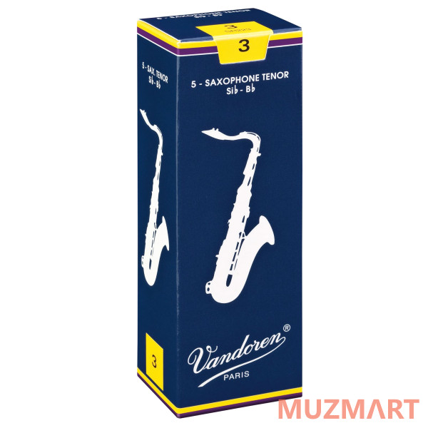 Vandoren Traditional 2.5 5-pack (SR2225) Трости для тенор-саксофона