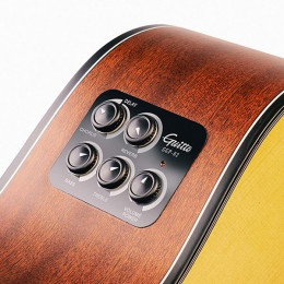 Guitto GGP-02 Звукосниматель для акустической гитары, резонансный