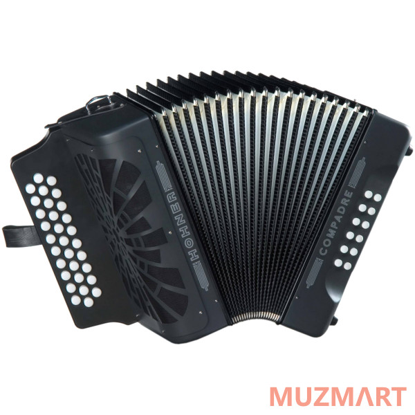 Hohner Compadre GCF, black (A48221) Диатонический кнопочный аккордеон