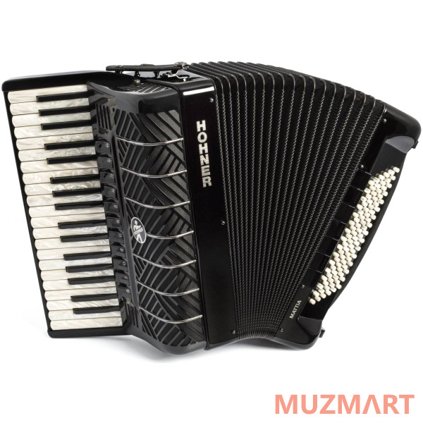 Hohner MATTIA IV 96 BK gun black (A17221) Аккордеон 7/8