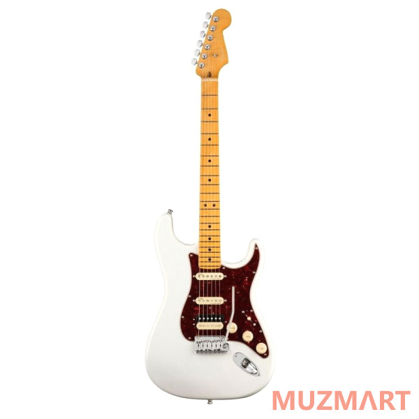 Fender American Ultra Stratocaster® HSS, Maple Fingerboard, Arctic Pearl Электрогитара