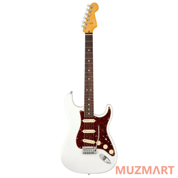 Fender American Ultra Stratocaster®, Rosewood Fingerboard, Arctic Pearl Электрогитара