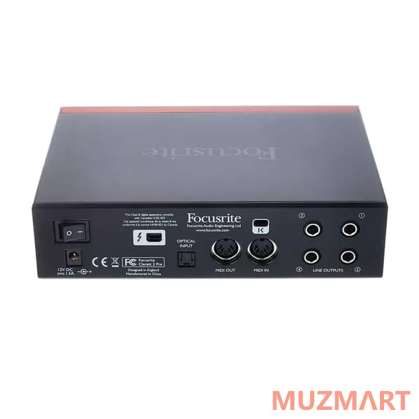 	Focusrite Clarett+ 2Pre Thunderbolt Аудиоинтерфейс