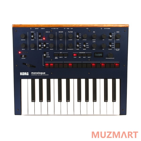 Korg MONOLOGUE-BL монофонический аналоговый синтезатор